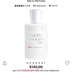 Juliette has a gun not a perfume